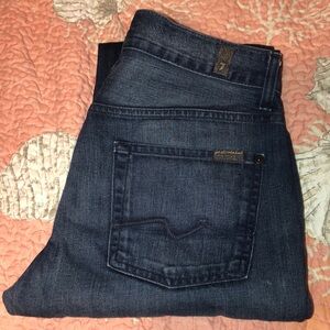 NWOT Seven for all mankind, ombre dark denim, jeans, size 30